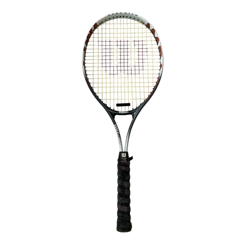 Wilson Tennis Racket Soft Shock Technology Black Silver Racquet